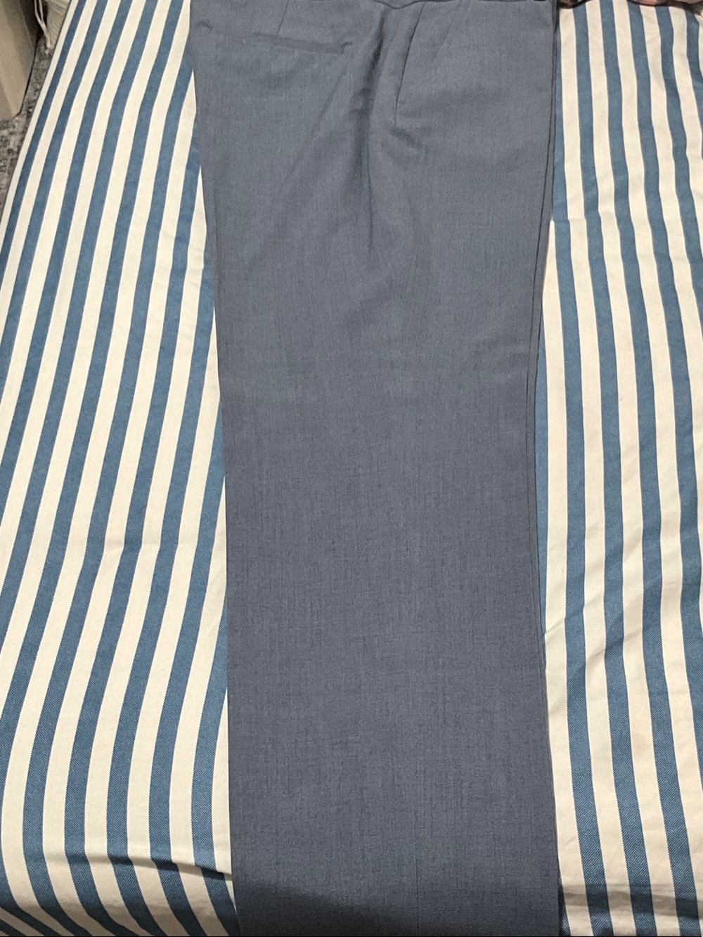 Banana Republic Women's Straight-Leg Dress Pants in Slate Blue